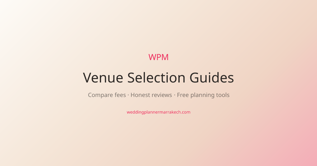 Venue Selection Guides